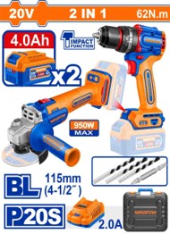 Home 2 pcs cordless combo kit