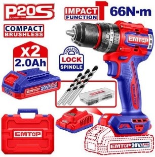 compact brushless cordless impact drill
