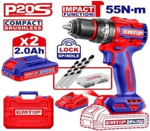 compact brushless cordless impact drill